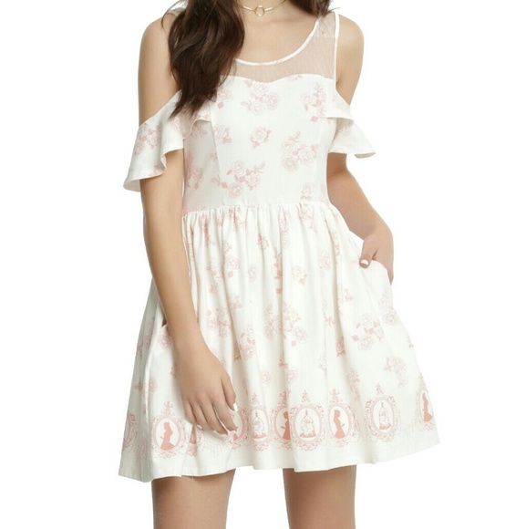 Disney Beauty & The Beast Dresses & Skirts - 🌹Host Pick Beauty & The Beast Cold Shoulder Dress